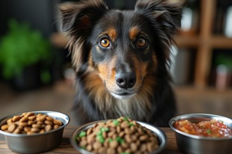 Feeding border collies